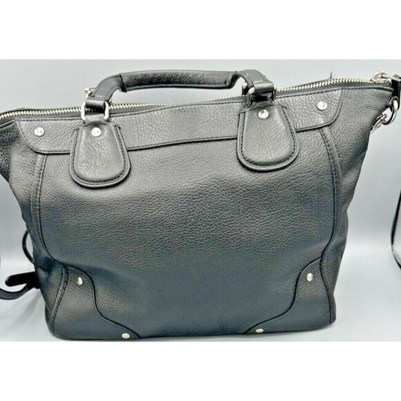 Vintage Coach Black Leather Shoulder bag F34040 2 - Picture 3 of 10